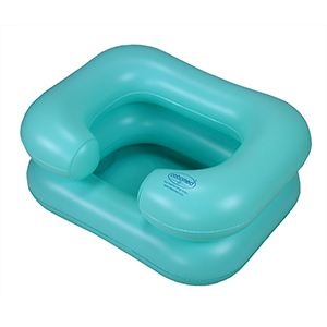 ObboMed HB-3000N, New and handy air valve, Inflatable, Foldable and Portable Hair Washing Basin, Advanced Double-Layered air valve for easy inflation and deflation. For Bed Bounded, Disabled, Elders and Pregnancy to be Used at Home, Salon or Nursing center