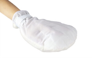 ObboMed MB-1290N One Pair of Finger Control Mitt Patient Protection Gloves with Five Inside Compartments -Protective Gloves with Hook and Loop Closure - Medical Support Treatments-Prevent Self-Harm