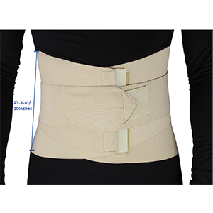 ObboMed MB-2530M Back, Lumbar, Abdominal Support Wrap Brace Belt with 4 Metal Stays Splints, extra double side straps adjustable for Lumbar Posture, Belly, Waist, Spine, Back Pain Relief, Umbilical Hernia, Slipped Disc, Degenerative Disc Disease, Trimming Waist& Tummy,  Size: Medium : 86.3 - 94 cm / 34 - 37 inches