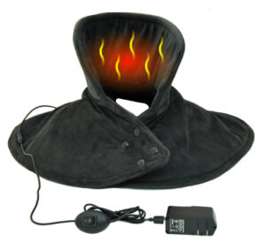 Obbomed MH-1250 USB 5V, 10W, Neck & Shoulder Warmer Heated Pad, Heating Wrap, Carbon Fiber Heating elements with extra soft plush velour surface for ultra-comfort. Convenient and best solution to use at work, office, home in cold winter