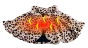 ObboMed MH-1820 / MH-1880 Neck and Shoulder Heating Pad Warming Shawl with 2 Heat Settings, Hand Washable, Velour and Carbon Fiber Heating Element