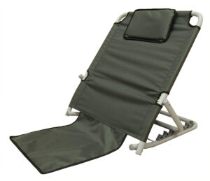 ObboMed SM-5200G Adjustable Sit-up 6 positions Back Rest for Orthopedic Neck, Head and Lumbar Support, Polyester, PVC & Chromed Steel Frame