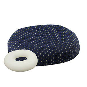 ObboMed SU-2510 Dense Foam Orthopedic Oval Cutout Donut Seat Cushion (16”x 13”/40x33cm) for Pelvic Pressure,  Hemorrhoid, Prostate, Pregnancy, Perineal, Postnatal Tailbone Pain Relief