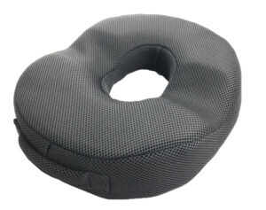 ObboMed SU-2610 Tailbone Pillow Hemorrhoid Cushion, Memory Foam, Oval Donut Cutout for Pelvic Pressure, Prostate Pregnancy Perineal Coccyx Sciatica Post Natal Orthopedic Surgery (16”x 13”/40x33cm)